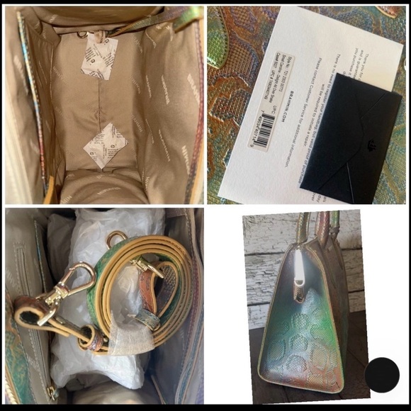 NWT BRAHMIN NEW WITH TAGS Small Caroline All Over Snake - Stunning! price firm - Picture 12 of 15